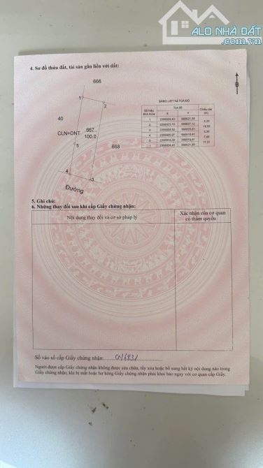 Chính chủ gửi bán 100m chục chính thiếu Khanh hương sơn - 3