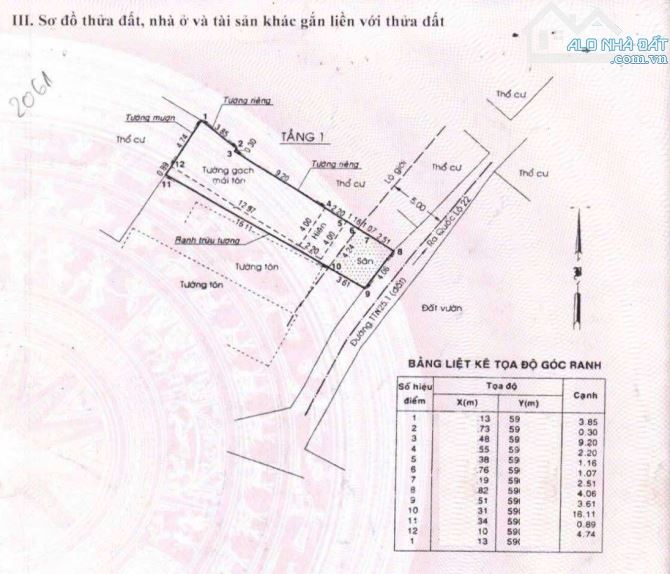 Bán nhà 1/ Tân Thới Nhì 25 ,Hóc Môn, DT 91m2 ,Giá chỉ 2.6 Tỷ (TL) - 3