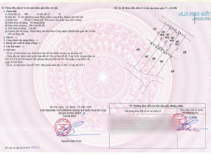 Bán 66,8m2 đất tại đàm quang trung long biên,gần Aeon và cầu vĩnh tuy - 3