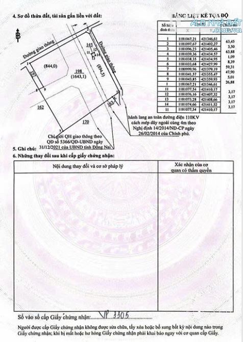 Bán Lô 4.762,4m2 Tại Tổ 17, ấp 1C, Xã Phước Thái, Huyện Long Thành, Đồng Nai - 3