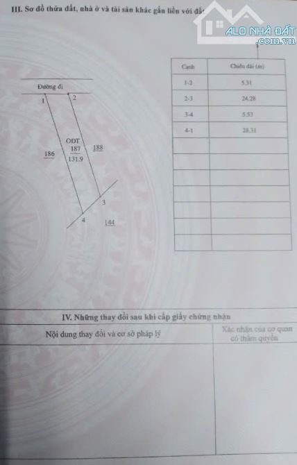Bán lô đất đẹp Dt. 132m2 (5,3x25)m, hẻm Ô tô Bích Khê, Phường Cẩm Thành, Quảng Ngãi - 3