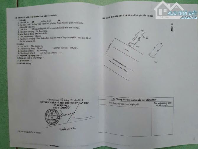 Nhà 16,5 Tỷ 1 Trệt 1 Lầu Mặt Tiền Đường Trần Văn Hoài, Q Ninh Kiều, TP CẦN THƠ - 3