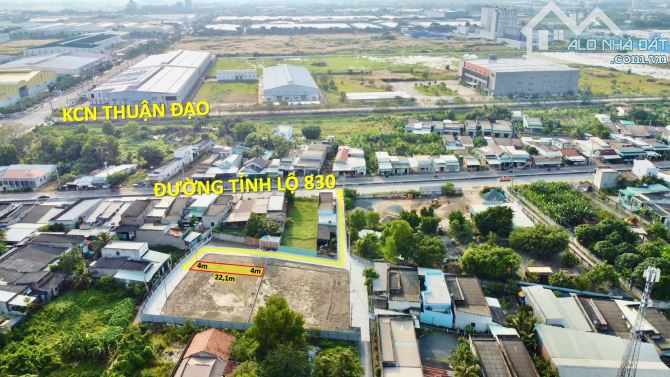 Nền 88m2 cách 30m Đường 830, tại KCN Thuận đạo, Cần Đước LA, giá 1 tỷ 450 - 3