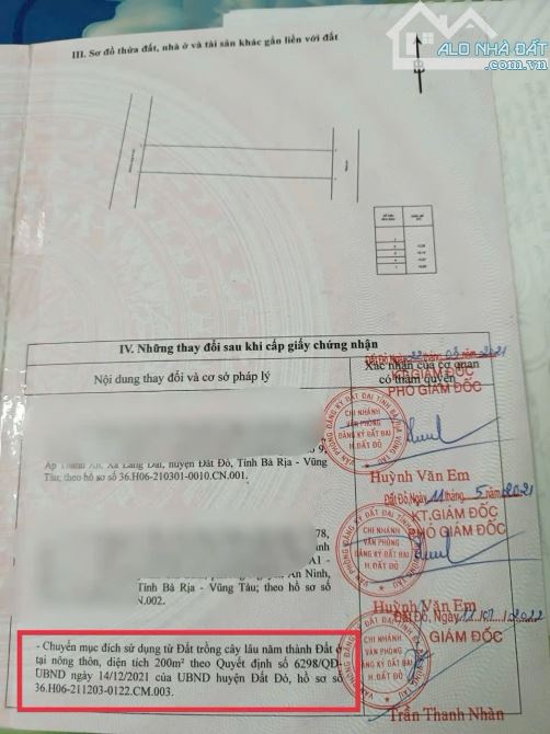Đất Làm Nhà Vườn Gần Biển Mặt tiền đường Nguyễn Huệ- Đất Đỏ- BRVT ( xã Phước Hải- TPHCM) - 4
