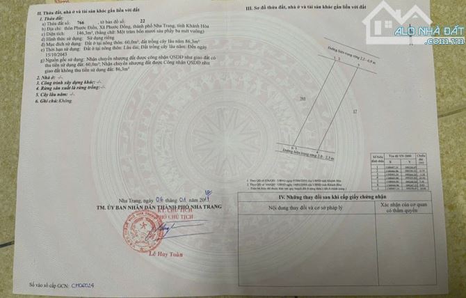Bán đất mặt tiền 007 Phước Đồng đường ô tô giá 3 tỷ - 4