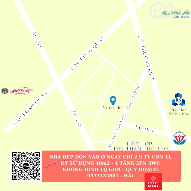 2.9 TỶ CÒN TL - ĐƯỜNG ÂU CƠ - NHÀ ĐẸP VÀO Ở NGAY 4 TẦNG 3PN 3WC  NGAY VÒNG XOAY LÊ ĐẠI - 4
