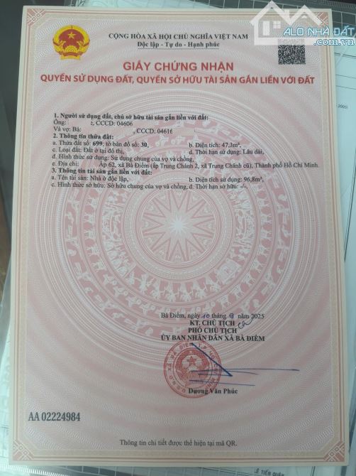 BÁN NHÀ SHR, ĐƯỜNG SONG HÀNH QUỐC LỘ 22, GẦN CHỢ ĐẦU MỐI, 5,4X8M - 4