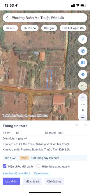 🏡 BÁN ĐẤT MẶT TIỀN ĐƯỜNG NHỰA THÔN 8 XÃ CƯ BUA PHƯỜNG BUÔN MA THUỘT ĐẮK LẮK - 4