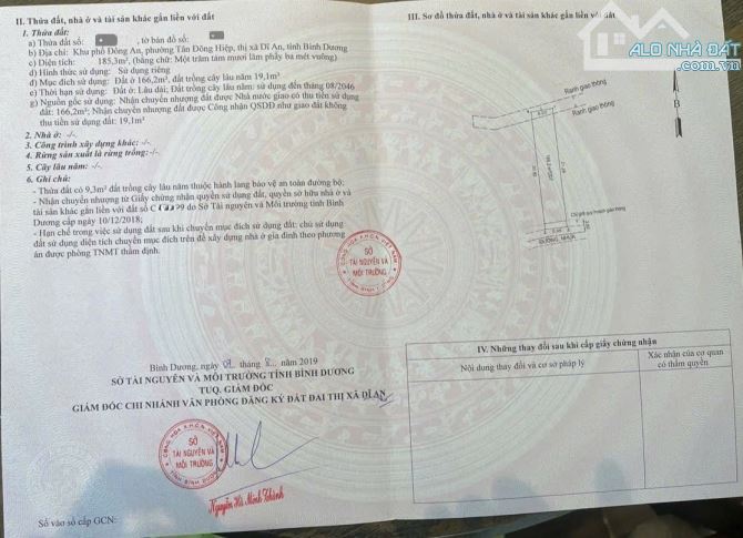 4,75Tỷ TL🔥Bán đất 185,3m2 cách đường Đông An 50m, p.Tân Đông Hiệp, Tp.Dĩ An - 4