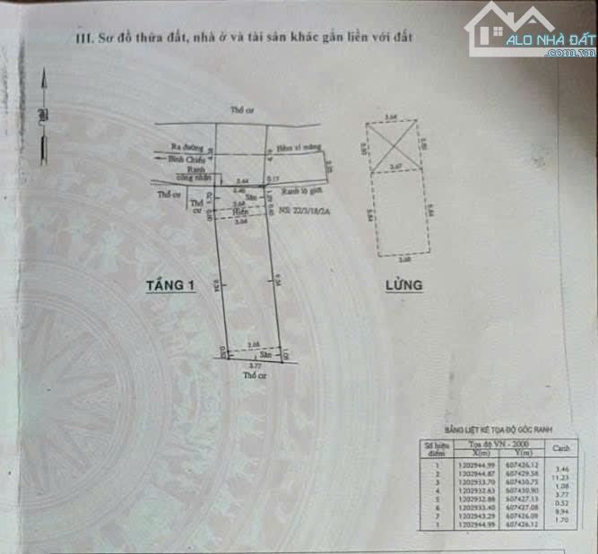 NHÀ 2 TẦNG – HẺM XE HƠI, P. BÌNH CHIỂU – 45M² (3.5x12.5) – CHỈ 3 TỶ - 4