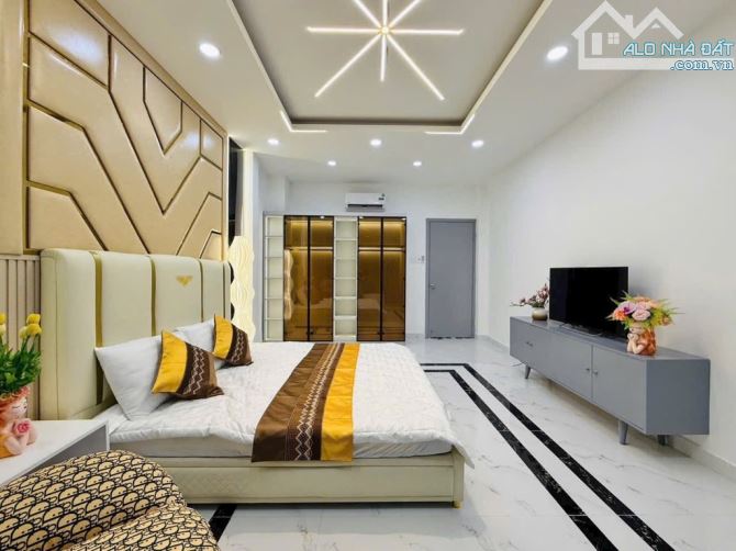 4 TẦNG 50M2, ÔTÔ NGỦ NHÀ, FULL NỘI THẤT, GÓC PHẠM VĂN CHIÊU - QUANG TRUNG GÒ VẤP - 6.55 TỶ - 6