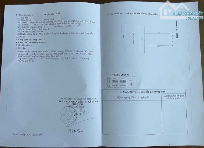 Nhà gần ngã Tư Chiêu liêu, P Tân Đông Hiệp, Tp Dĩ An. - 6