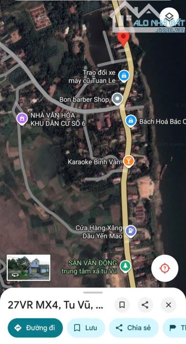 Lô đất mặt đường TL317 SĂN NHÀ ĐANG CHO THUÊ, ngay sát là TT Y tế xã Tu Vũ, view sông Đà - 7