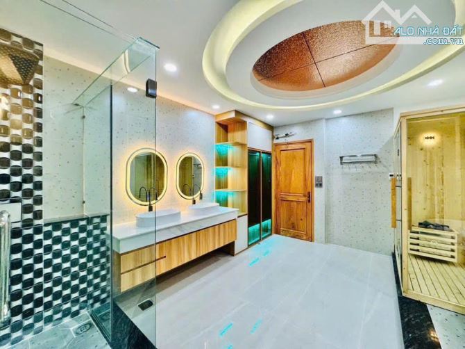 Chỉ 14.9 tỷ có nhà đẹp 6 lầu khu phân lô ngang 4.2m HXT thông Nguyễn Oanh 72m2 tặng T.máy - 9