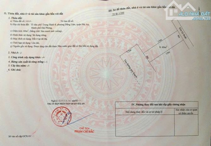 BÁN ĐẤT LÔ 15 LÊ HỒNG PHONG PHƯỜNG ĐẰNG LÂM QUẬN HẢI AN