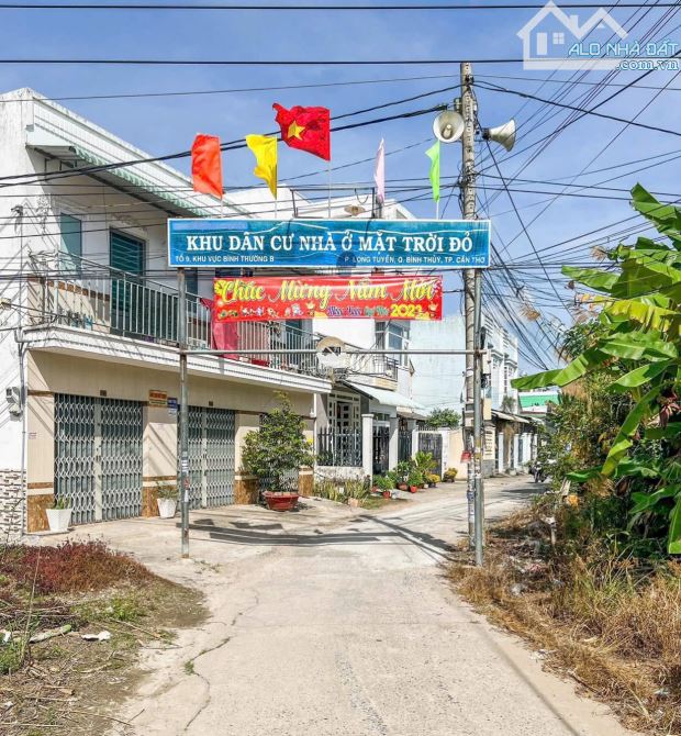 NỀN TRỤC CHÍNH – KDC MẶT TRỜI ĐỎ, P. LONG TUYỀN, TP. CẦN THƠ. ĐỐI DIỆN BV NHI ĐỒNG. GẦN LÀ