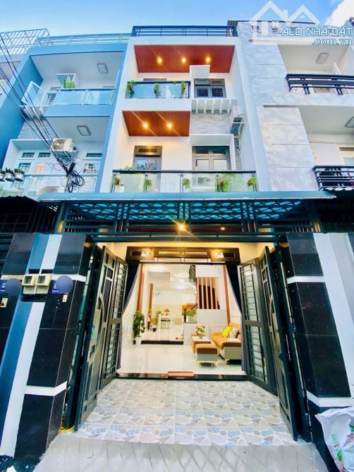 NHÀ 4 TẦNG LỆCH TẦNG - HẺM XE HƠI 5M VÀO NHÀ - 51M2 ( 4 X 12 )
