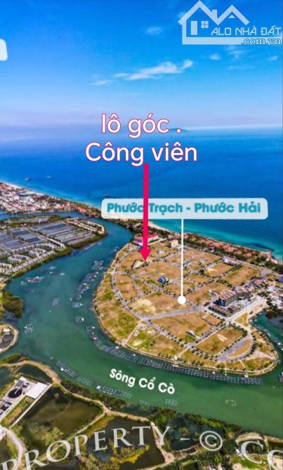 Bán lô Góc vip view công viên Khu Phước Trạch -Phước Hải