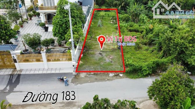 900Triệu - lô 272m2 mặt tiền đường số 183 - BÌNH MỸ - CỦ CHI - SỔ HỒNG RIÊNG