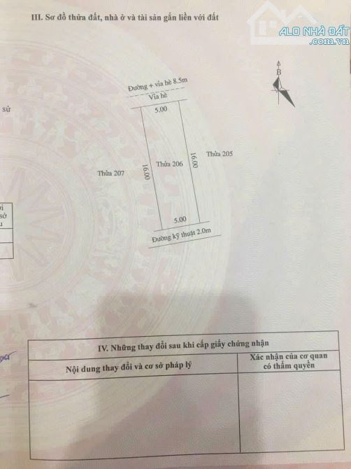 Cần bán lô 12.79 KĐT VẠN LỘC - phía tây Nam Cường TPHD.