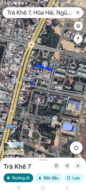 TRÀ KHÊ - NGŨ HÀNH SƠN - SÁT LÀNG ĐẠI HỌC QUỐC TẾ