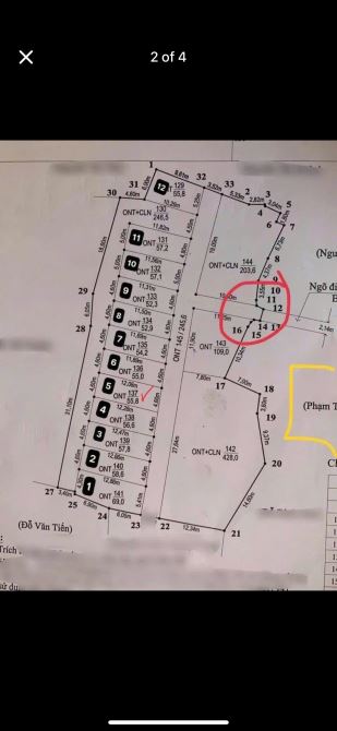 Bán đất thôn Nhất Trí - Đặng Cương - An Dương