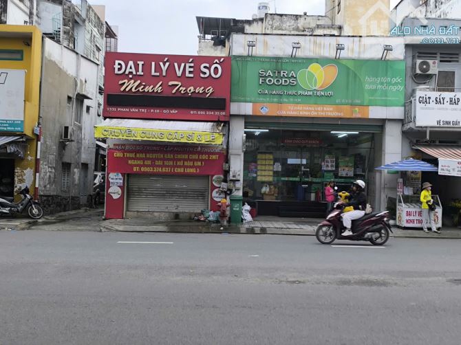 Bán Góc 2MT Phan Văn Trị, P10, Ngay CItyLanh, DT: 4.1x15 Nở hậu 6 cn 71m2 GIÁ 13.3 TỶ TL