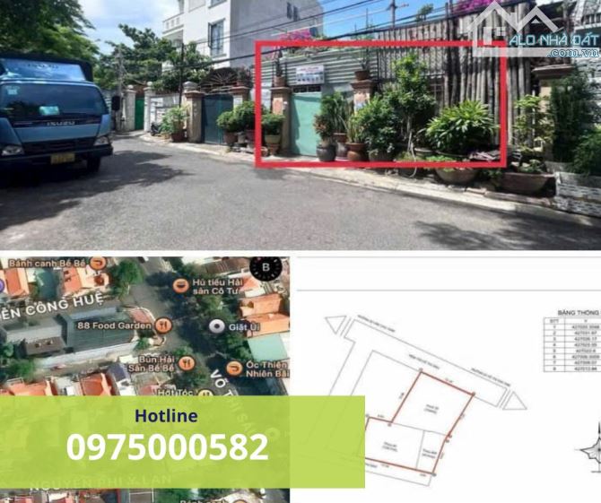 BÁN ĐẤT BIỆT THỰ VÕ THỊ SÁU VŨNG TÀU (12.8x22= 286M2) GIÁ CHỈ 22 TỶ VỊ TRÍ CÁCH BIỂN 500M