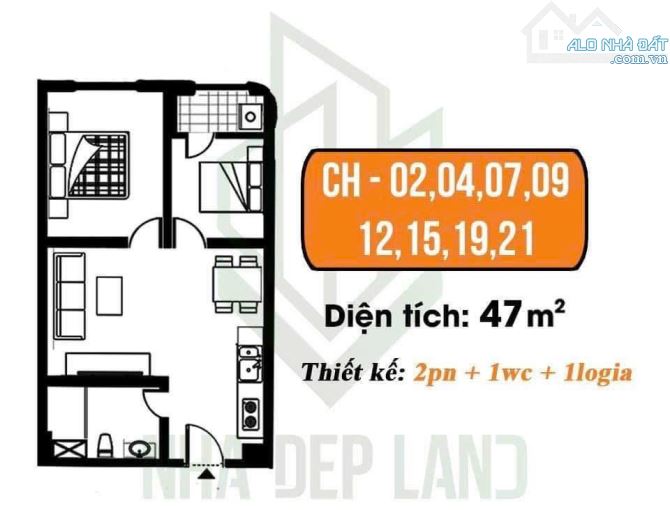 CĂN HỘ CHUNG CƯ MỚI TING CHỜ BÓC TEM CT3 NGHĨA ĐÔ 2 NGỦ,DT 47M2 GIÁ 3,43 TỶ