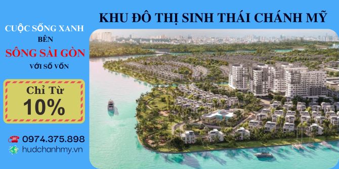 Liền kề Hud Chánh Mỹ,Bình Dương,dt 121m2,mặt sông Sài Gòn,chỉ nhỉnh 1 tỷ thanh toán 10%
