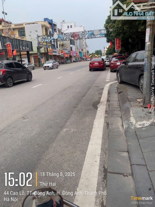 Bán 100m đất mặt đường cao lỗ Đông Anh,kinh doanh sầm uất