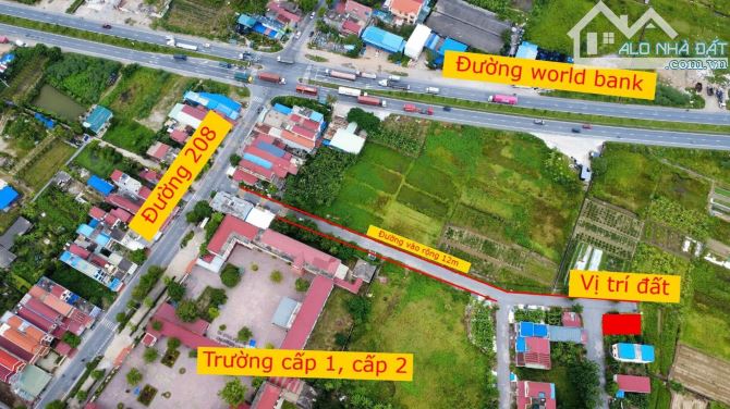🏡 Bán lô góc 2 mặt thoáng 103m² tại TĐC Lê Lợi, An Dương, giá hợp lý, vị trí đắc địa