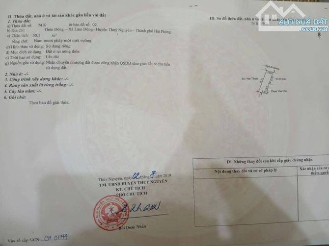 Bán nhà 50m2 trung tâm Lâm Động ngõ ô tô giá siêu rẻ chỉ 1,7x tỷ.