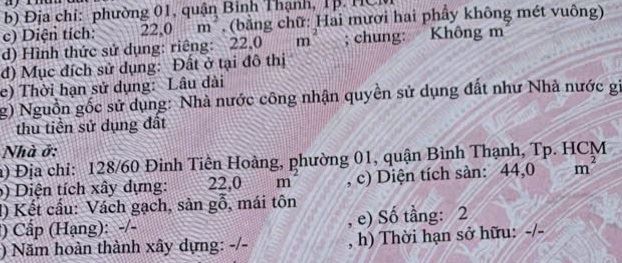 Nhà mới 2 tầng 3.4x8m hẻm 5m kinh doanh, 128/60 Đinh Tiên Hoàng 5.5 tỷ