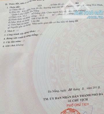 BÁN ĐẤT MT ĐƯỜNG ĐINH ĐỨC THIỆN- HOÀ MINH-LIÊN CHIỂU - 1