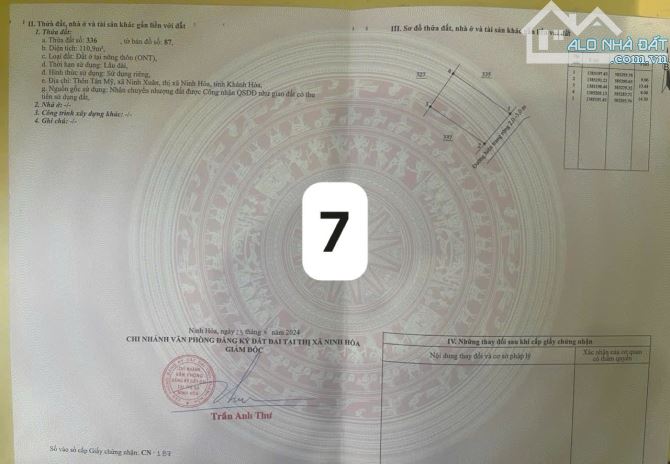 Bán ĐẤT Ninh Xuân-Ninh Hoà full thổ 239m2 - Chỉ 379 Triệu/Lô - 10