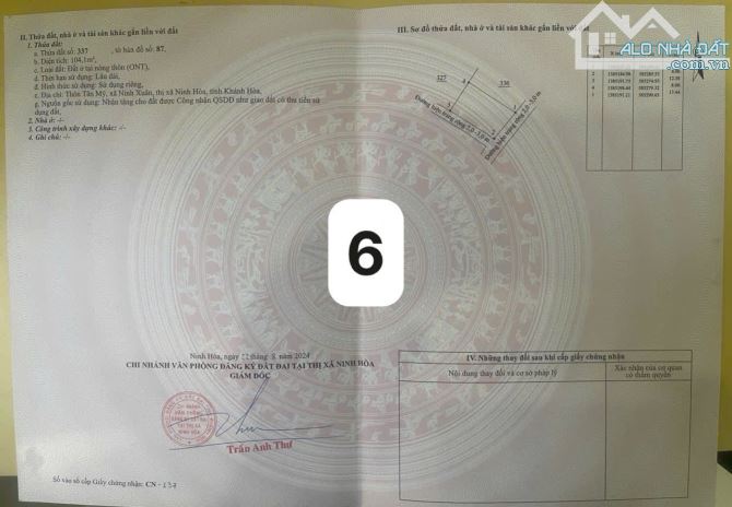 Bán ĐẤT Ninh Xuân-Ninh Hoà full thổ 239m2 - Chỉ 379 Triệu/Lô - 11