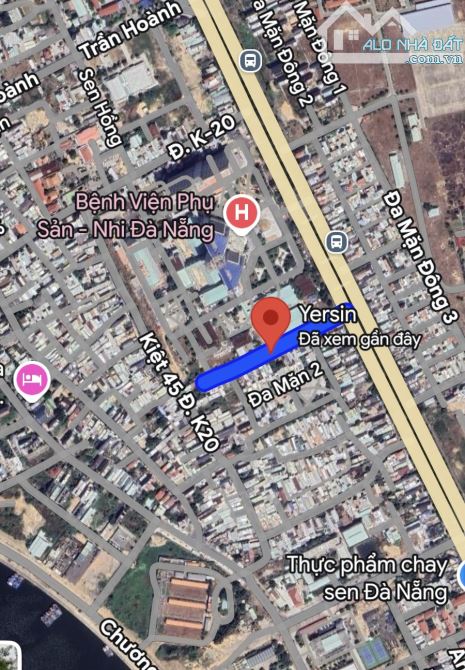💥 ĐẤT VUÔNG VẮN 100M² MT YESIN, GẦN LÊ VĂN HIẾN – CHỢ KHUÊ MỸ – GIÁ CHỈ NHỈNH 6 TỶ 💥 - 1