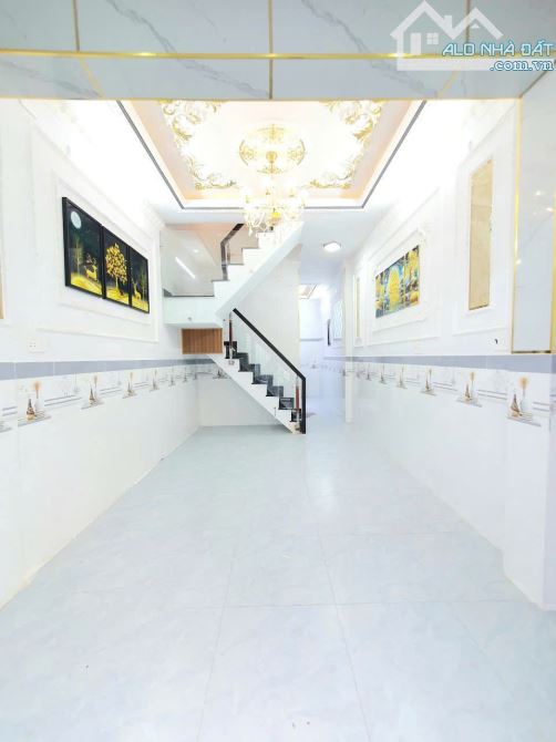 Cho thuê nhà 3 lầu Huỳnh Tấn Phát, NB, DT 3,4 x11m. 4 phòng ngủ. Giá 6 triệu. - 1