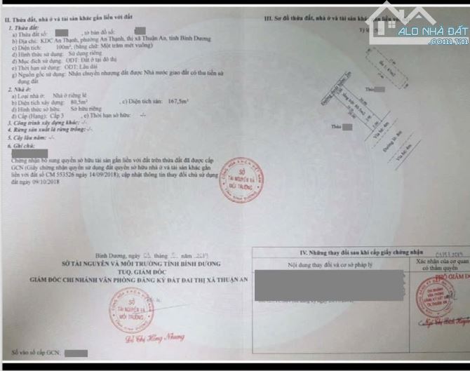 4.2 tỷ / Bán nhà 1 trệt 1 hoàn công KDC Thạnh Bình, gần Quốc Lộ 13, An Thạnh Thuận An - 1
