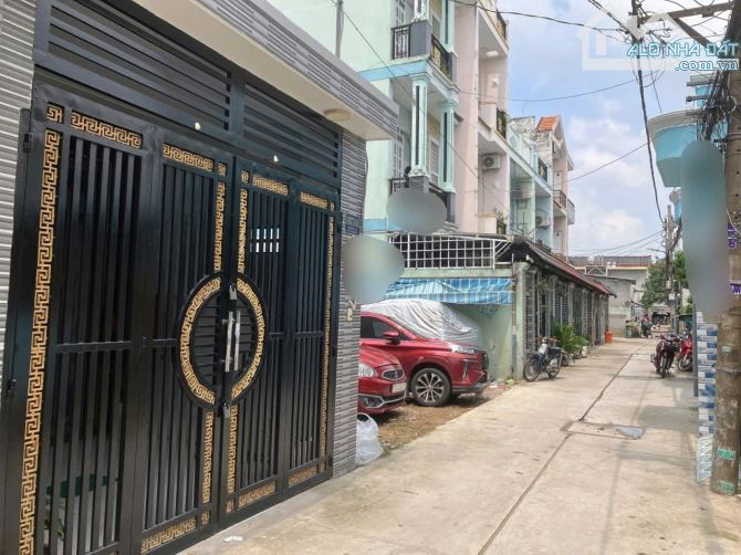 NHÀ CỦ  TIỆN XÂY MỚI HẺM XE HƠI TỚI CỬA --107M2--GIÁ CHỈ :4.5 TỶ (TL) - 1