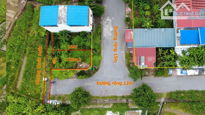 🏡 Bán lô góc 2 mặt thoáng 103m² tại TĐC Lê Lợi, An Dương, giá hợp lý, vị trí đắc địa - 1