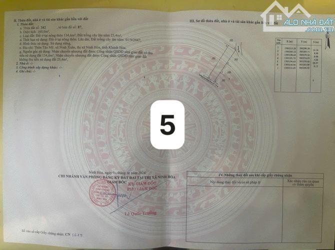 Bán ĐẤT Ninh Xuân-Ninh Hoà full thổ 239m2 - Chỉ 379 Triệu/Lô - 12