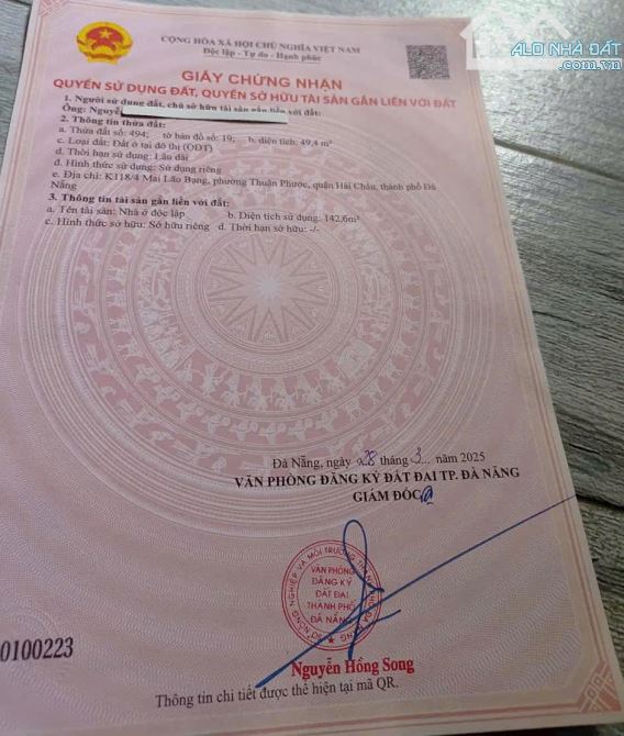 Bán nhà 4 tầng 118 Mai Lão Bạng, Hải Châu, gần chợ Đống Đa - 13
