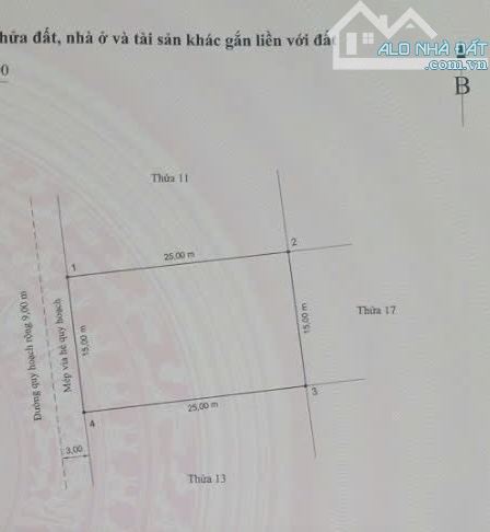 375m2 đất Lô 6B Lê Hồng Phong - Ngang 15m - Tây Tứ Trạch - 2