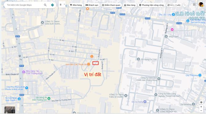 Bán đất 4x18m, đường D6 KDC Phú Gia Huy p.Bình Chuẩn gần chợ Phú Phong - 2