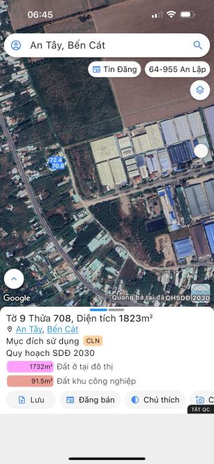 Bán đất An Tây Bến Cát gần KCN Rạch Bắp - 2