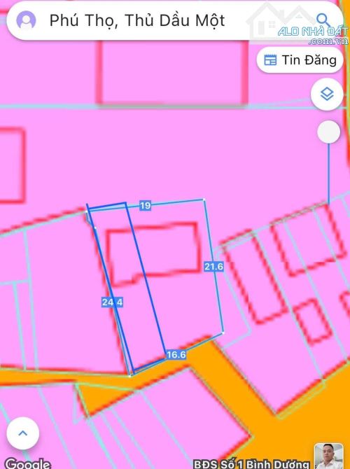 BÁN ĐẤT PHÚ THỌ – GẦN LÊ HỒNG PHONG ,1 x 26m (nở hậu 5,8m) – có 60m² thổ cư - 2