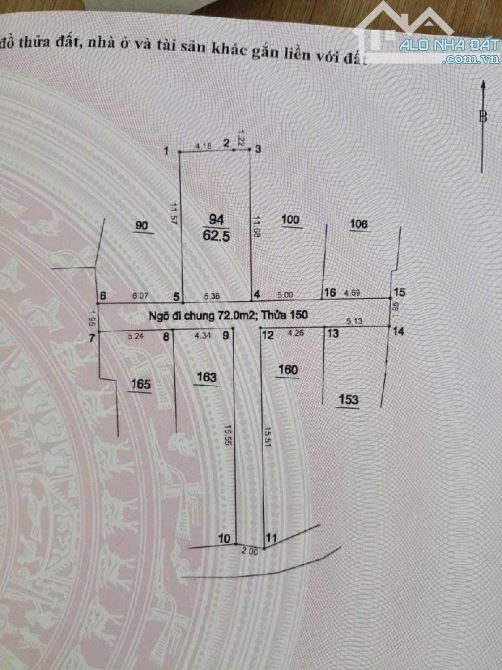Hiếm - Thửa đất thông số đẹp 63m2 mặt tiền 5.3m - Nở hậu - Giá đầu tư nhỉnh 5 tỷ - 2