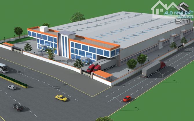 Cho thuê kho xưởng 1700m2 , KCN Đức Hòa , Long An , hợp đồng dài hạn - 2